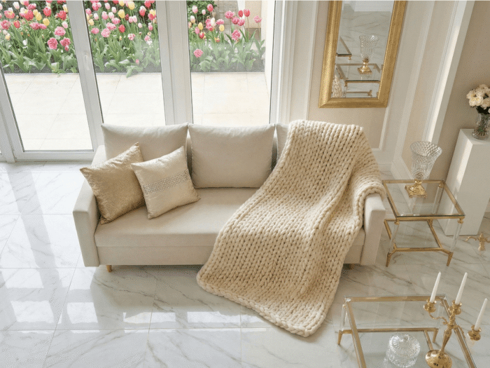 Kadr z góry Sofa 3 Osobowa Rozkładana SPRING
