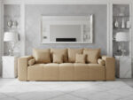 4-Osobowa Kanapa 265 CM Sofa Rozkładana Wolnostojąca Na Sprężynach Bonellowych + Wybór Kolorów - TILIA
