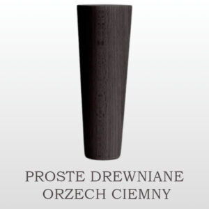 PROSTE DREWNIANE ORZECH CIEMNY