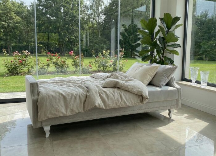 Pościelona do spania w salonie Sofa Z Funkcją Spania Viva 224 cm