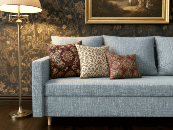 Sofa Z Funkcją Spania 3 Osobowa 222 CM Kanapa Rozkładana Z Pojemnikiem + Wysokie Nóżki + Wybór Kolorów SPRING