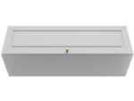 Szafka Modułowa Biała 115 CM - Stwórz Własny Zestaw Mebli - Frezowane Malowane Fronty MDF - SN5