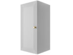 Szafka Modułowa Biała 75 CM - Stwórz Własny Zestaw Mebli - Frezowane Malowane Fronty MDF - SN3