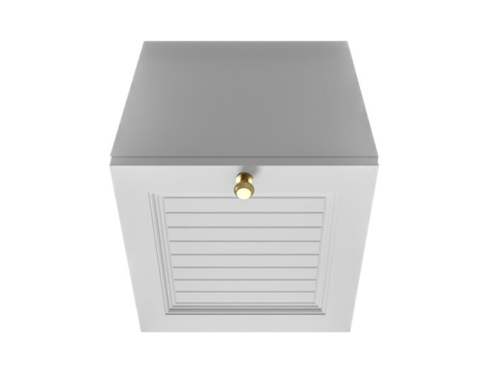 Szafka Modułowa Biała 35 CM - Stwórz Własny Zestaw Mebli - Frezowane Malowane Fronty MDF - SN1
