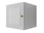 Szafka Modułowa Biała 35 CM - Stwórz Własny Zestaw Mebli - Frezowane Malowane Fronty MDF - SN1