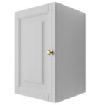 Szafka Modułowa Biała 55 CM - Stwórz Własny Zestaw Mebli - Frezowane Malowane Fronty MDF - SN2