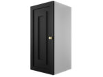 Szafka Modułowa 75x35 CM - Stwórz Własny Zestaw Mebli - Frezowane Malowane Fronty MDF - SN3 Biało Czarna