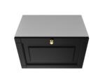 Szafka Modułowa 55x35 CM - Stwórz Własny Zestaw Mebli - Frezowane Malowane Fronty MDF + Wzory Do Wyboru - SN2 Biało Czarna