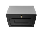 Szafka Modułowa 55x35 CM - Stwórz Własny Zestaw Mebli - Frezowane Malowane Fronty MDF + Wzory Do Wyboru - SN2 Biało Czarna
