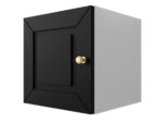 Szafka Modułowa 35X35 CM - Stwórz Własny Zestaw Mebli - Frezowane Malowane Fronty MDF - SN1 Biało Czarna