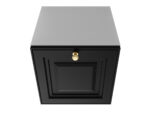 Szafka Modułowa 35X35 CM - Stwórz Własny Zestaw Mebli - Frezowane Malowane Fronty MDF - SN1 Biało Czarna