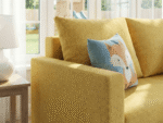 Detal zbliżenie na podłokietnik Młodzieżowa Sofa Rozkładana 155 cm DALLAS
